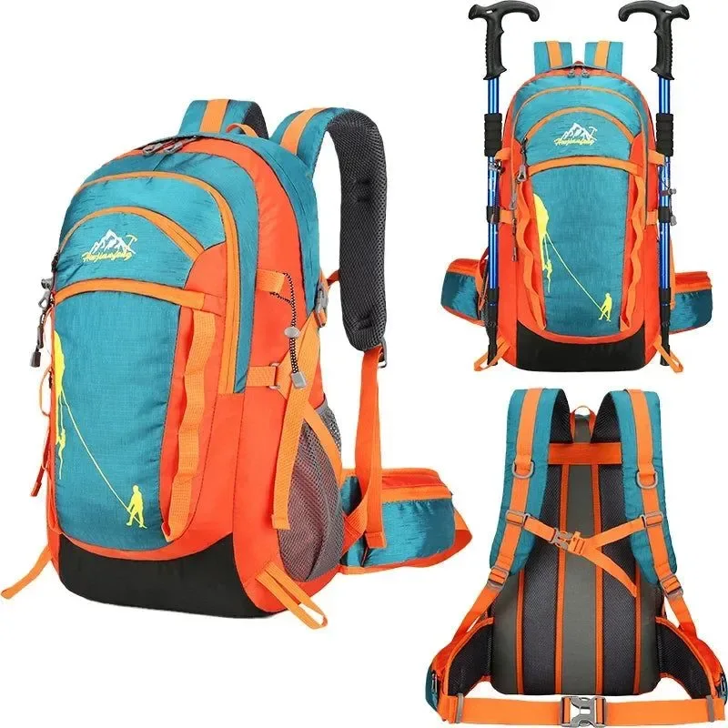 Comfortable Mochila de senderismo impermeable de 35 l bolsa de lona para deportes al aire libre camping escalada y viajes. Original Design
