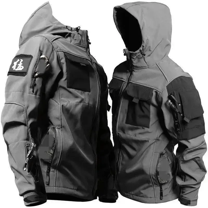 Elegant Nuevo conjunto de carga para montañismo Invader Soft Shell de terciopelo grueso de invierno para hombre resistente al viento y al agua. Easy-to-Use