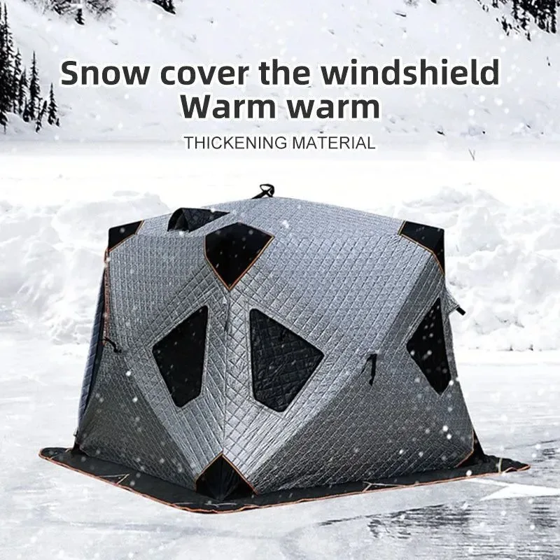 Outstanding Tienda de campaña al aire libre para pesca en hielo en invierno con algodón Elite