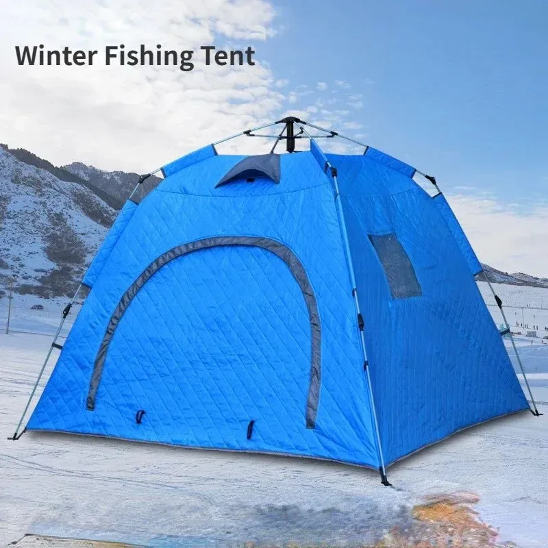 Sustainable Refugio portátil para pesca en hielo - Tienda de campaña para pesca de invierno impermeable y resistente al viento Specialty
