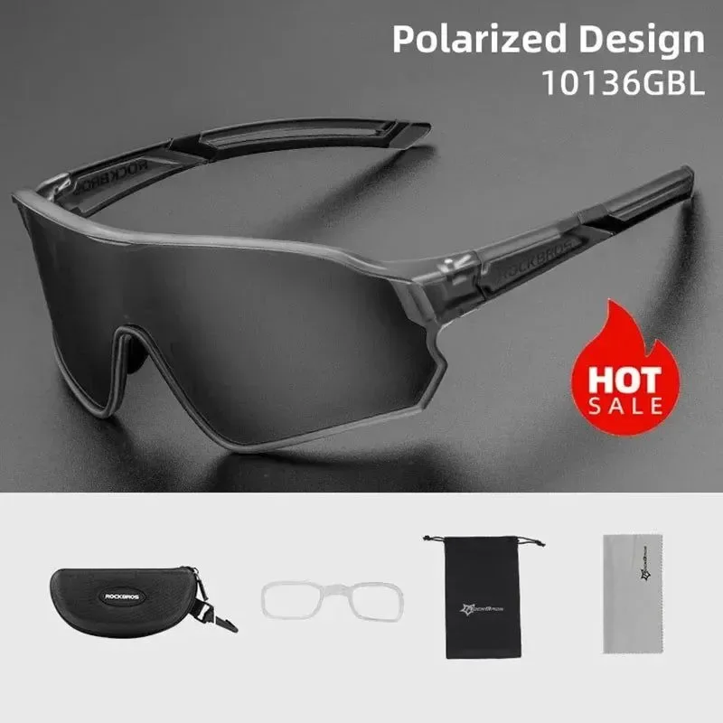 Minimalist Gafas de sol polarizadas para ciclismo con protección UV400 protección solar deportiva para senderismo acampada y golf. Trendy