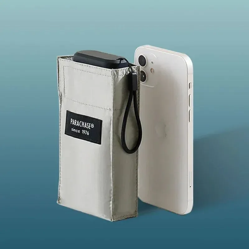 Effective Mini Paraguas de Bolsillo - Portátil Resistente al Viento y Protección Anti-UV UPF50 Clean