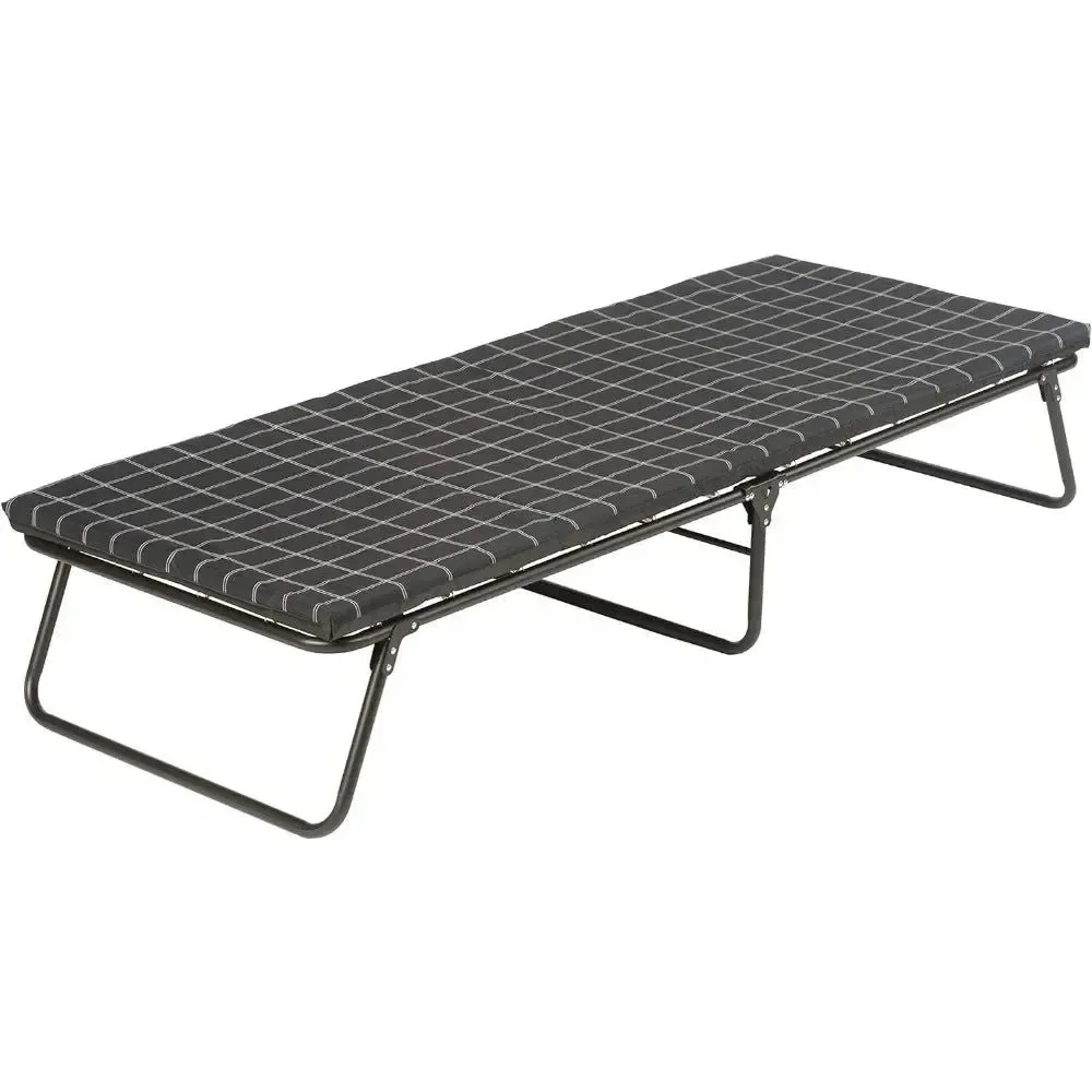 Top-Quality Catre de camping con colchón grueso – Catre plegable de acero con colchón de lujo para dormir cómodamente Acerca de este artículo Quality