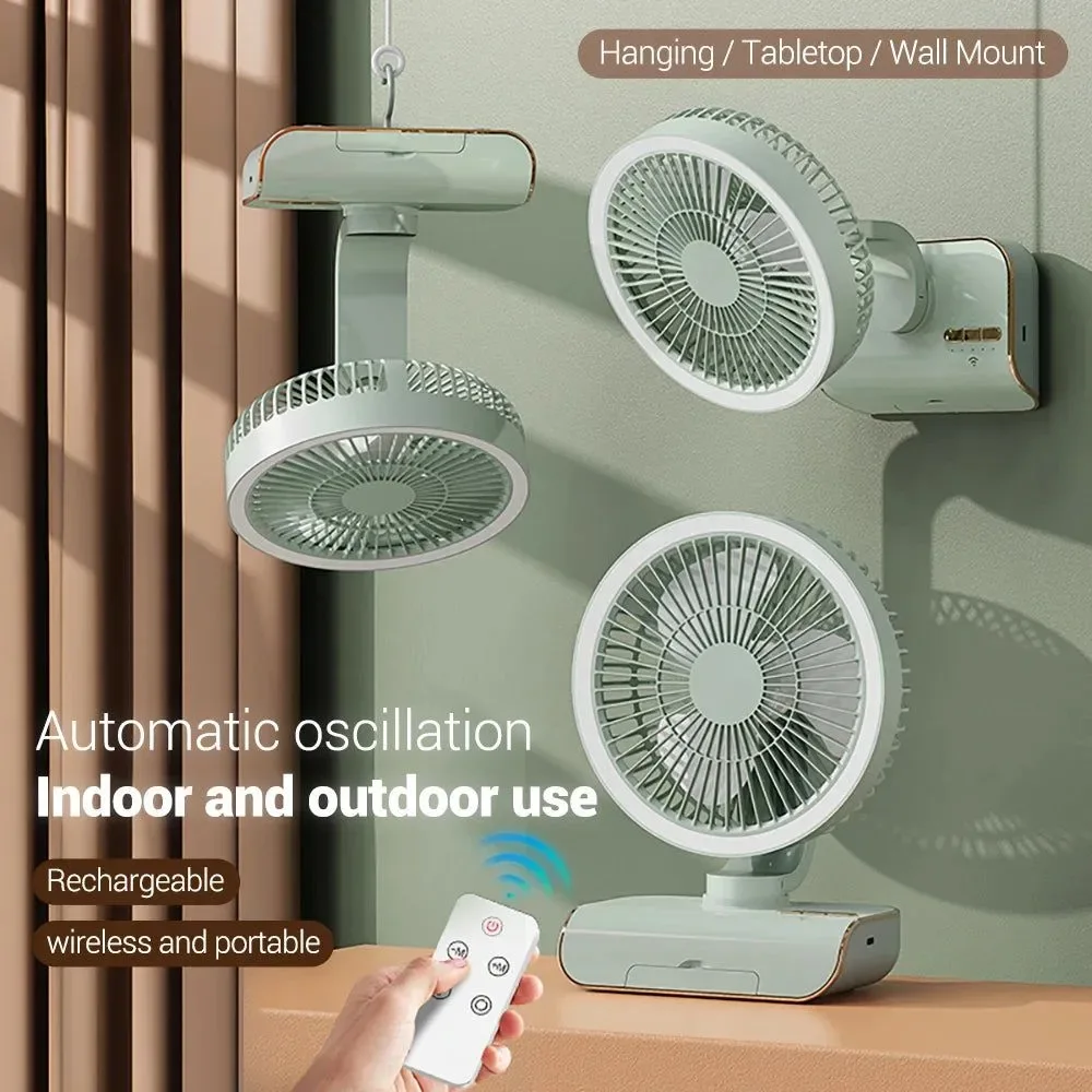 Responsible Aire acondicionado portátil de 4000 mAh ventilador silencioso multimodo para el hogar y camping. Powerful
