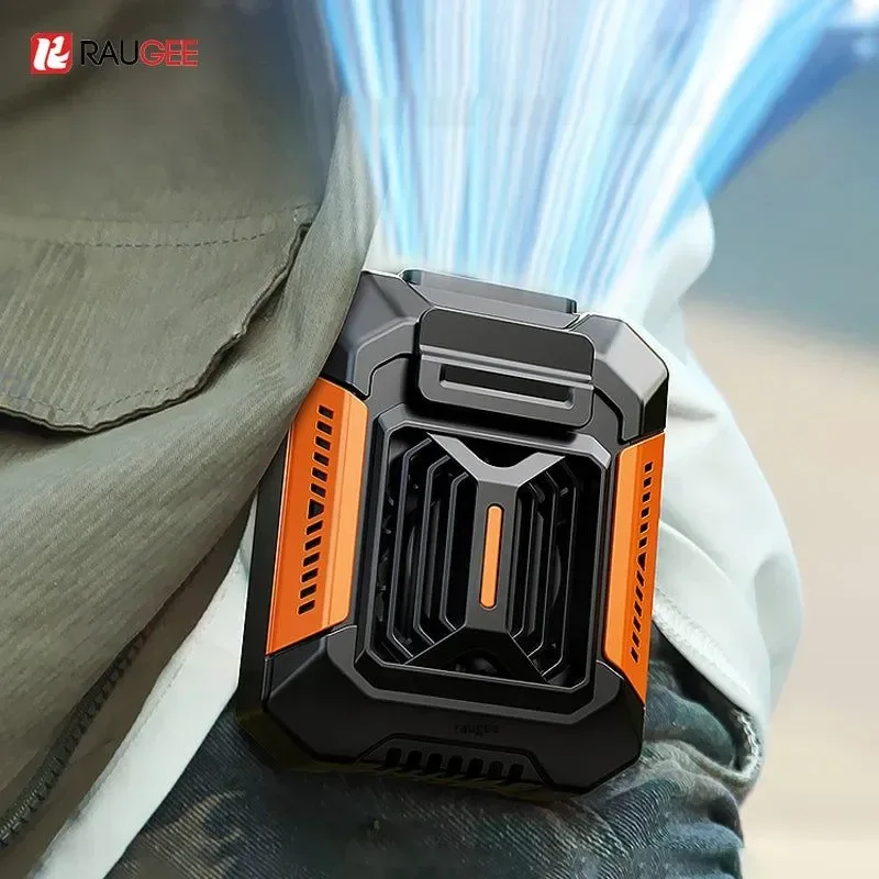 Easy-to-Use Ventilador portátil con clip para la cintura Ventilador colgante recargable por USB para exteriores camping correr y deportes Recyclable