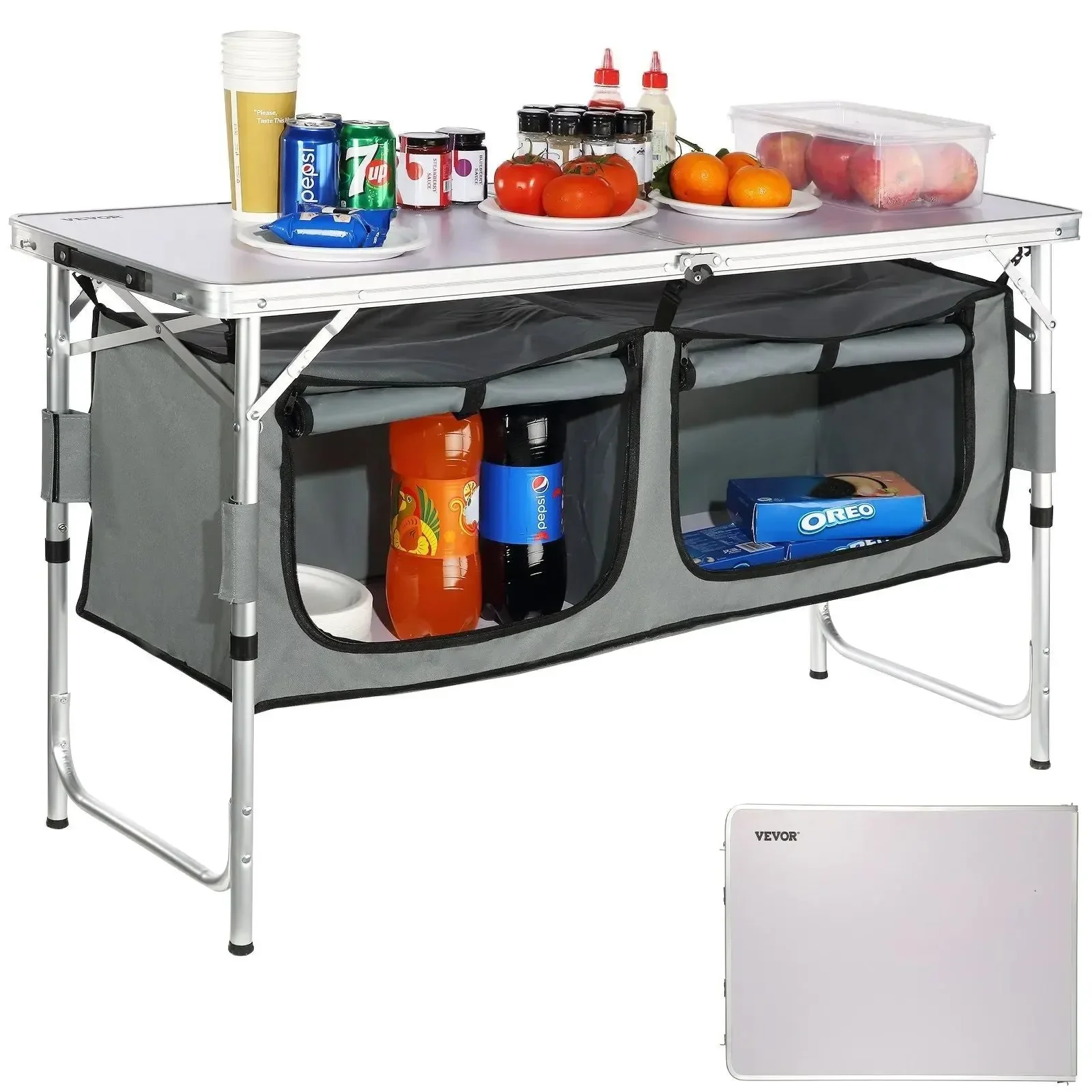 Quality Mesa de cocina de camping de altura ajustable mesa plegable portátil con bolsa de transporte para cocinar al aire libre Contemporary