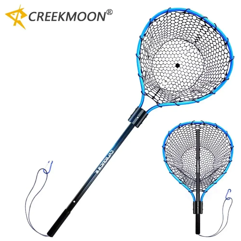 Fine Portable Folding Hand Net for Fishing - Lightweight Dip Net for Lure and Big Fish World-Class