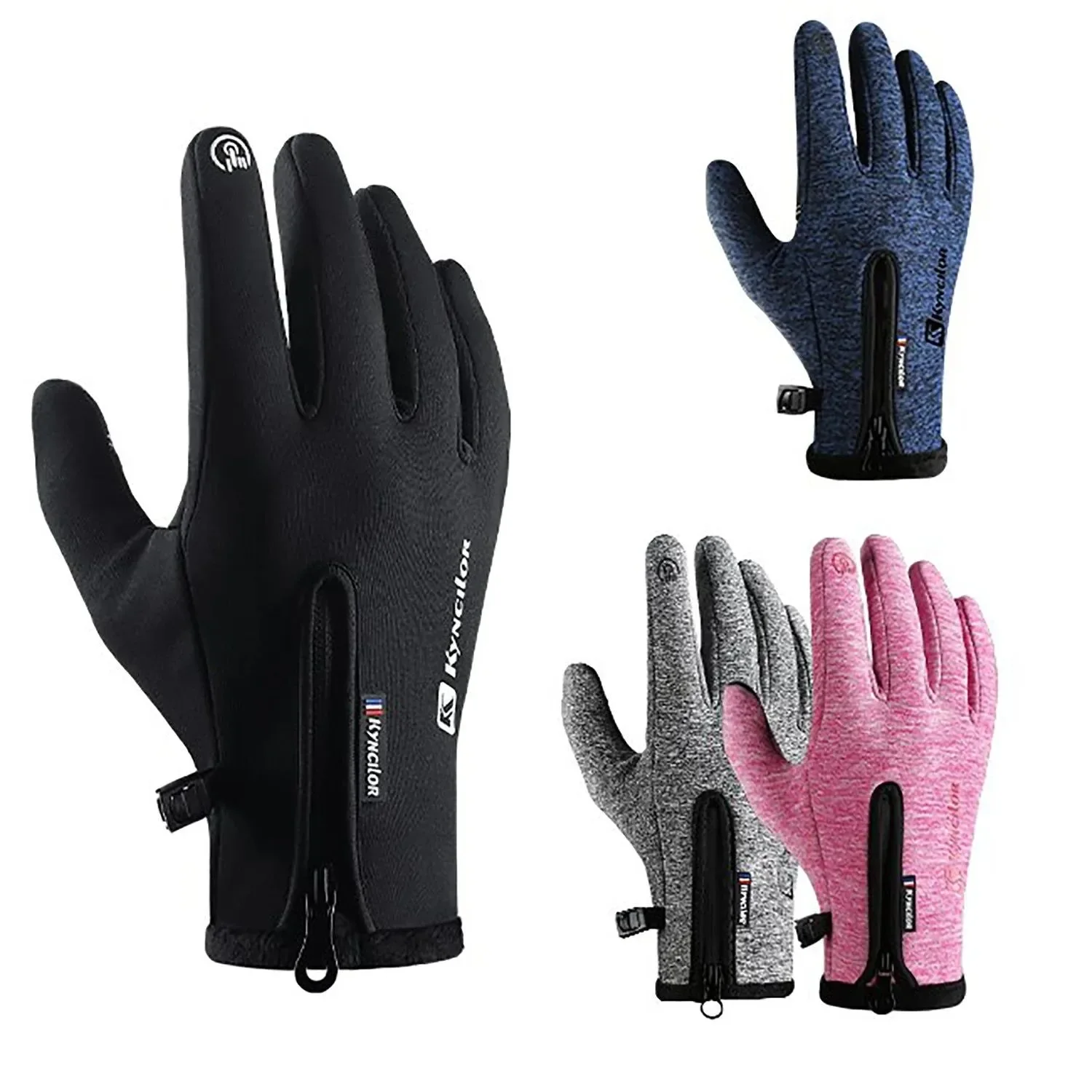 Easy-to-Use Touchscreen Waterproof Winter Cycling Gloves Full Finger Sports Riding Gloves Mountaineering Camping Enhanced