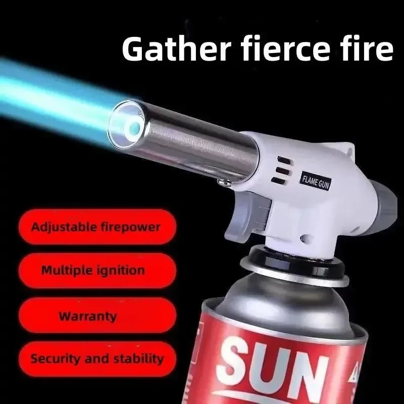 Original Design Adjustable Butane Flame Gun for Camping Baking BBQ and Crafts High-Quality
