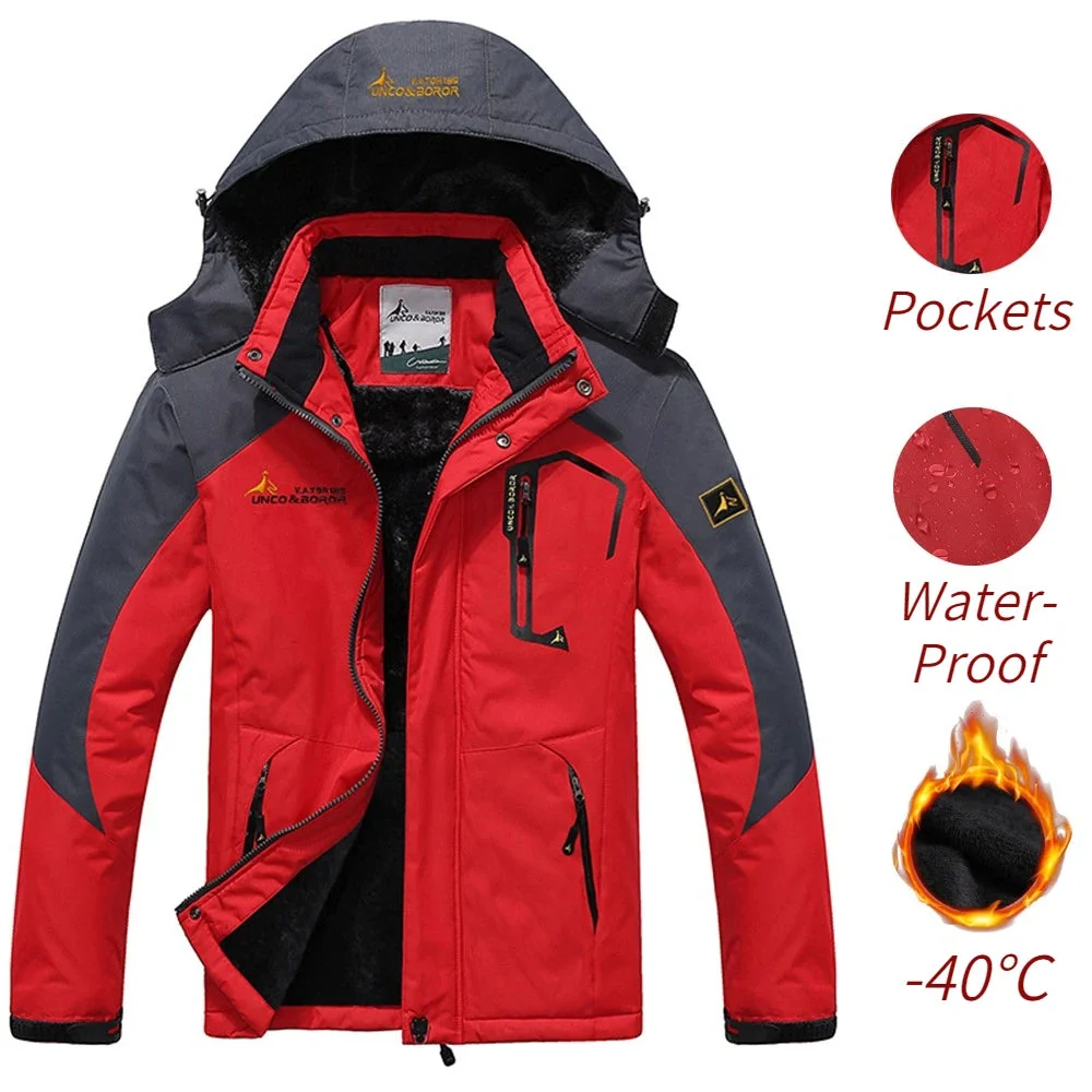 Traditional Men s Winter Parka Jacket – Thick Warm Windproof Military Style Coat for Cold Weather Fashionable