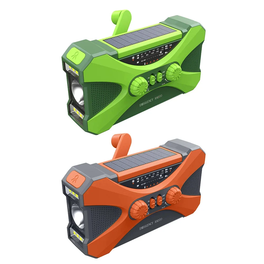 Unique Emergency Solar Hand Crank Radio 10000mAh – Portable Weather Radio Power Bank LED Flashlight SOS Alarm Emergency Solar Hand Crank Radio 10000mAh – Portable Weather Radio Power Bank LED Flashlight SOS Alarm Effective