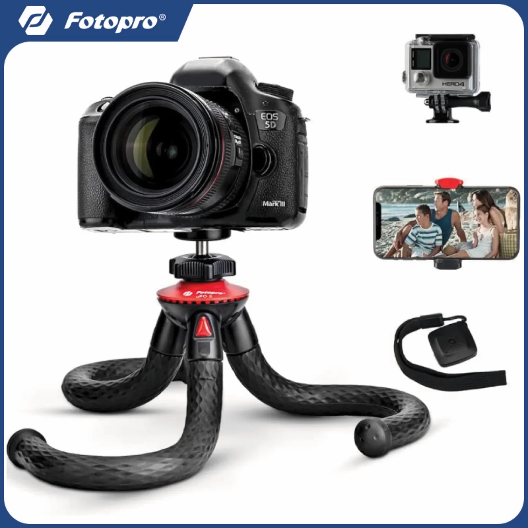 Genuine Flexible Tripod for iPhone Camera – Travel Phone Tripod Stand with Bluetooth Remote for Live Streaming Video Flexible Tripod for iPhone Camera – Travel Phone Tripod Stand with Bluetooth Remote for Live Streaming Video Classic