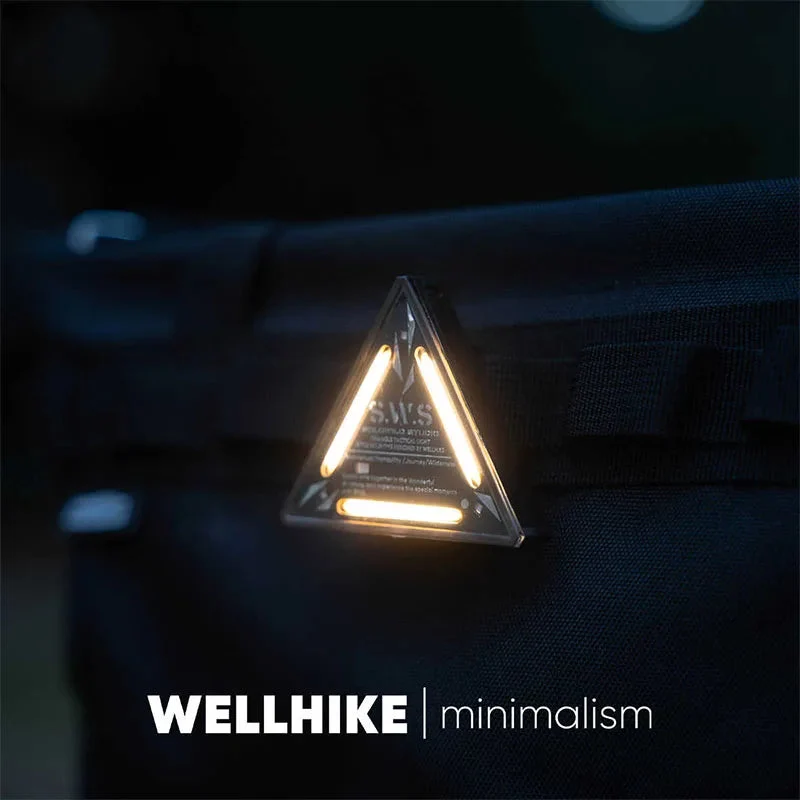Flexible Outdoor Tactical Triangle Light – USB-C Rechargeable Night Warning Light for Camping Hiking Cycling Outdoor Tactical Triangle Light – USB-C Rechargeable Night Warning Light for Camping Hiking Cycling Soft