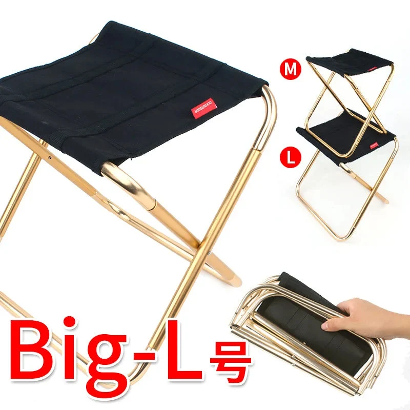 High-Performance 7075 Aluminum Alloy Folding Stool – Large Portable Outdoor Camping Fishing BBQ Stool 7075 Aluminum Alloy Folding Stool – Large Portable Outdoor Camping Fishing BBQ Stool Exclusive