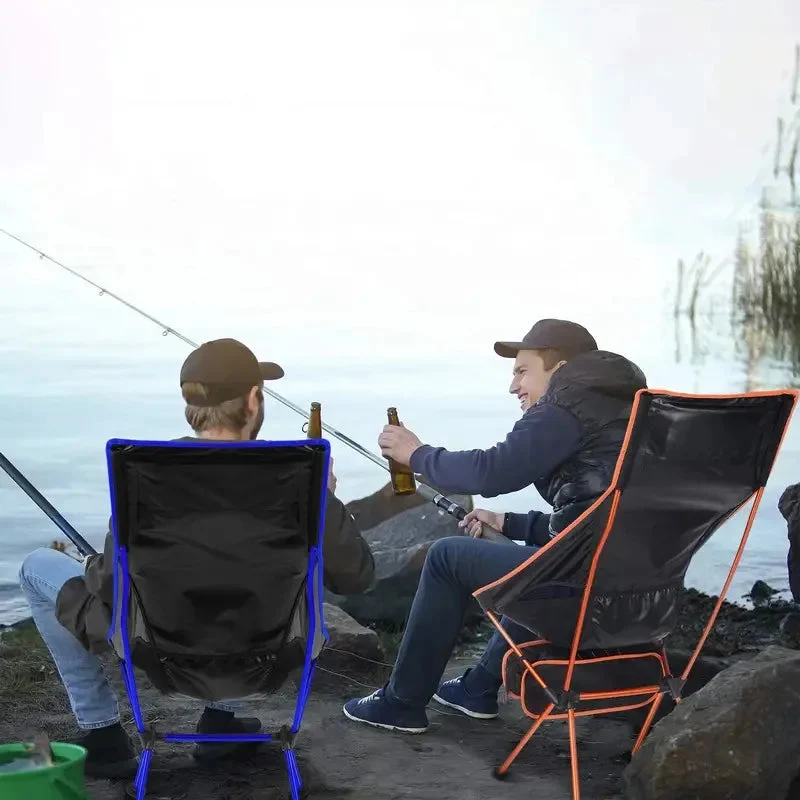 High-Grade Ultralight Folding Camping Chair – Oxford Fabric Extended 150kg for Fishing BBQ Beach Ultralight Folding Camping Chair – Oxford Fabric Extended Length 150kg Capacity Classic