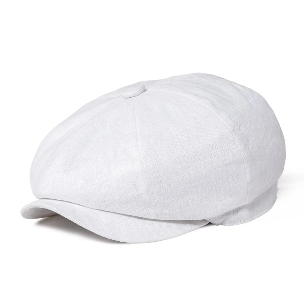 Smart Linen Newsboy Cap Proven