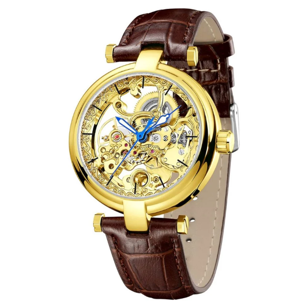 Sophisticated Firenze Luxury Mechanical Skeleton Watch Next-Generation