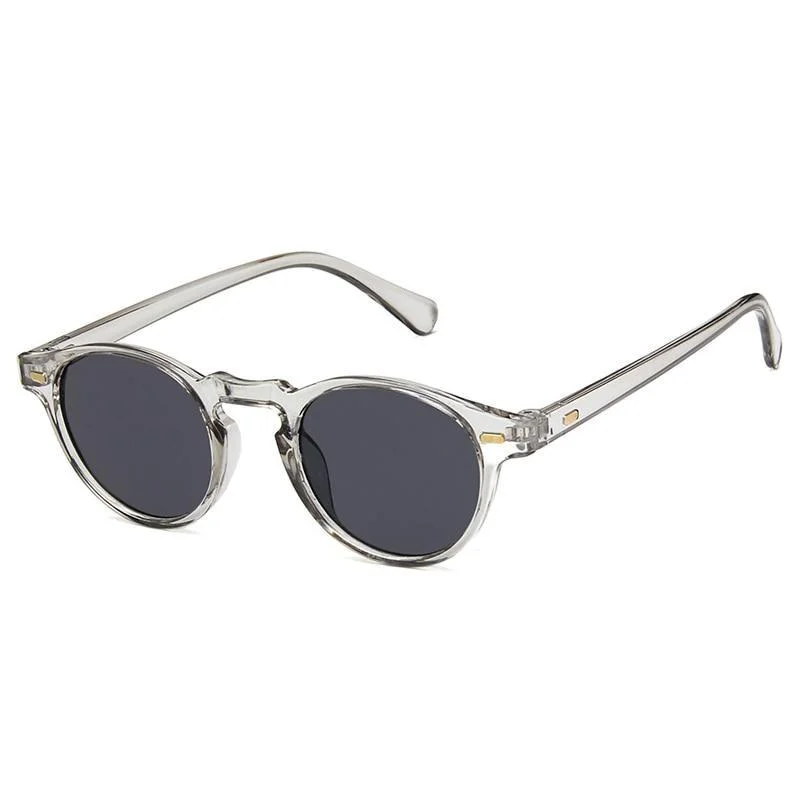 Specialty Minimal Round Transparent Sunglasses Powerful