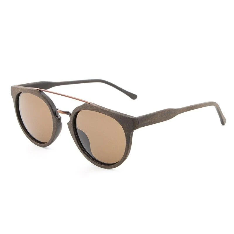 Solid Belvedere Polarized Bamboo Sunglasses Superior