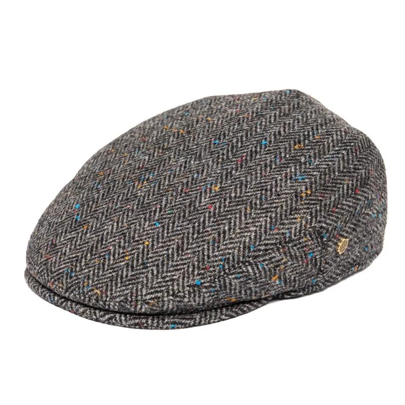 Exclusive Woollen Herringbone Flat Cap Authentic