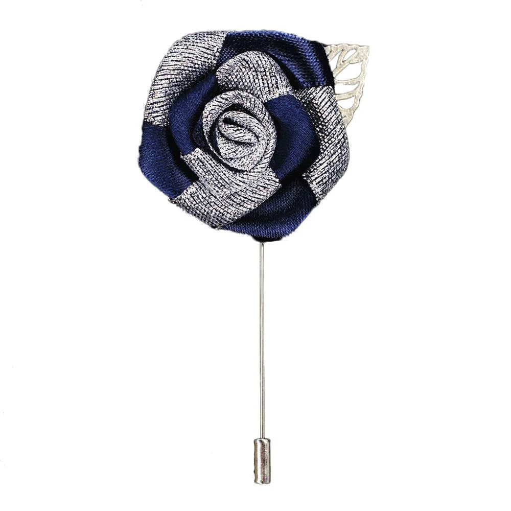 Specialty Silver Rose Lapel Pin Dependable