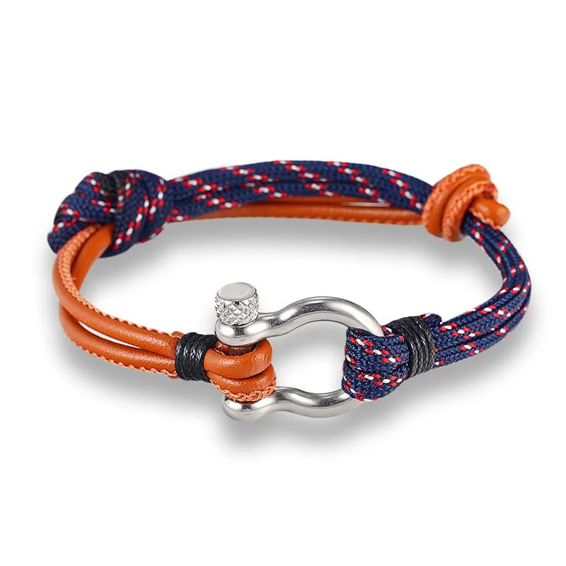 Verified Domenico Leather Rope Bracelet Modern