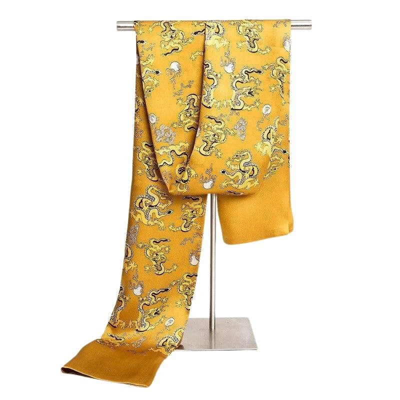 Selected Dragon Silk Scarf Authentic