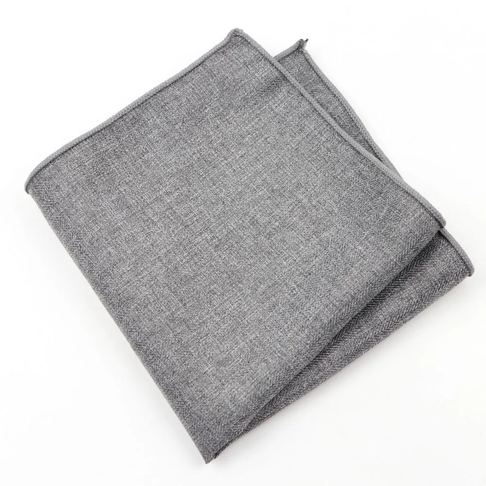 Trendy Solid Colour Cotton Handkerchief Modern