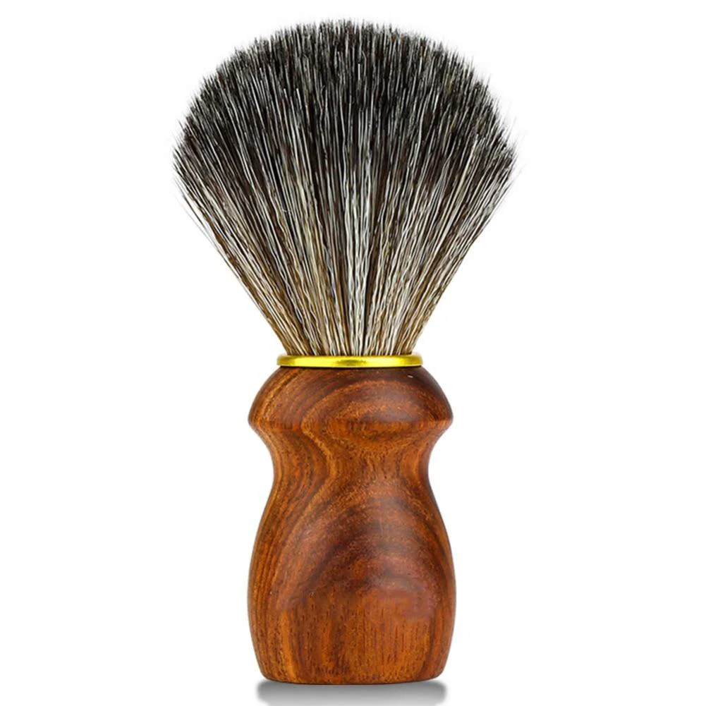 Specialty Shaving Brush With Rare Ebony Wood Handle High-End