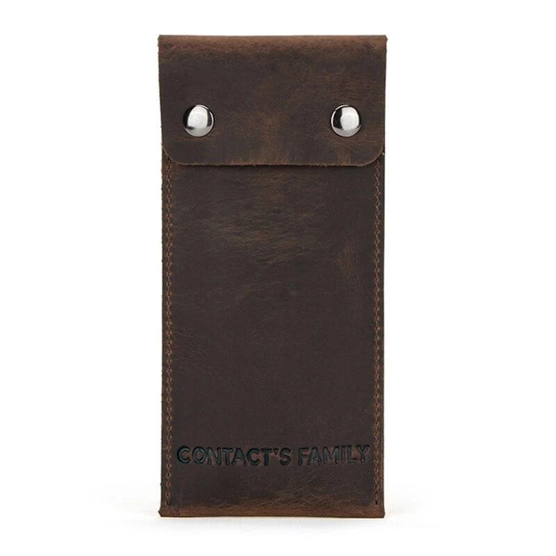 Effective Leo Cowhide Leather Single Watch Travel Case Soft