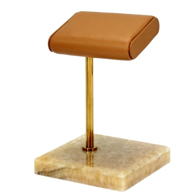 Durable Joshua Gold-Tone Marble Watch Stand Display Holder Selected