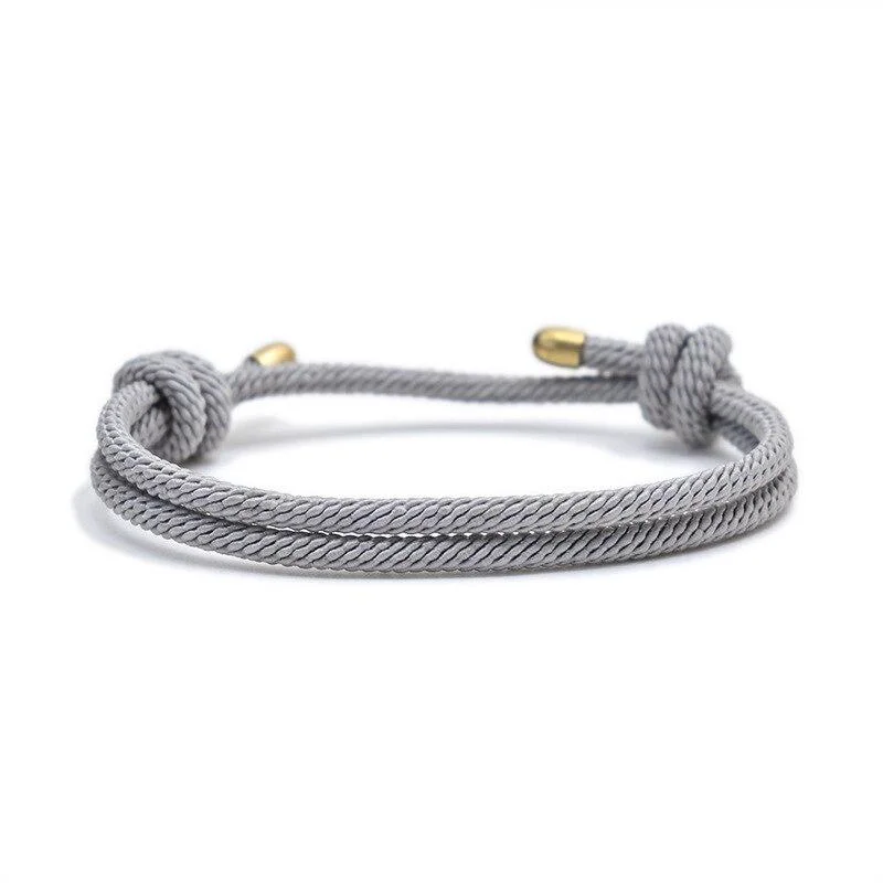 Certified Ulf Minimalist Double Rope Bracelet Prestigious