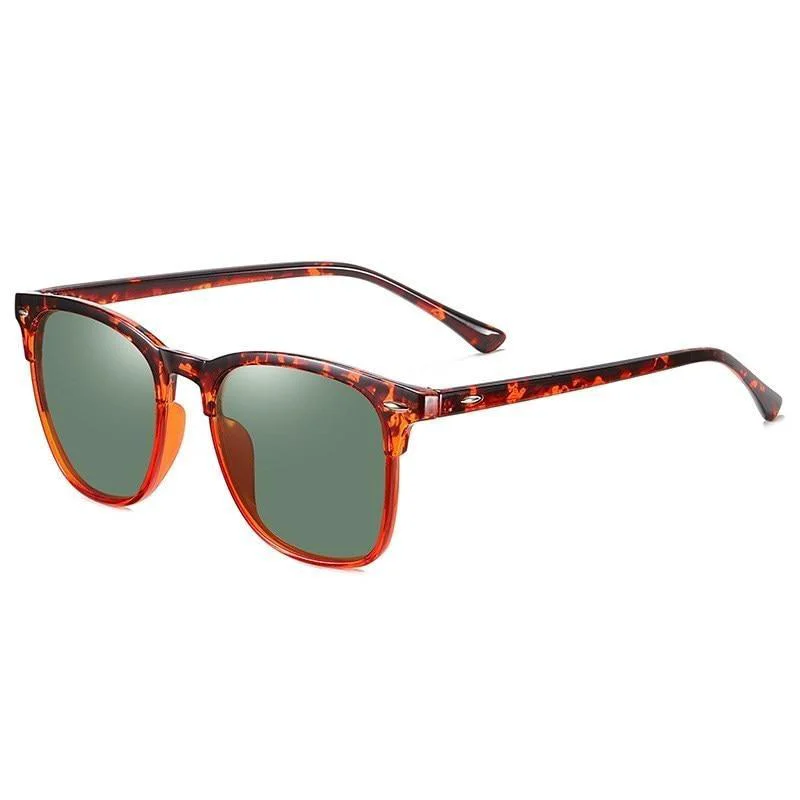Top-Quality Matteo Gafas de sol de leopardo polarizadas Detailed