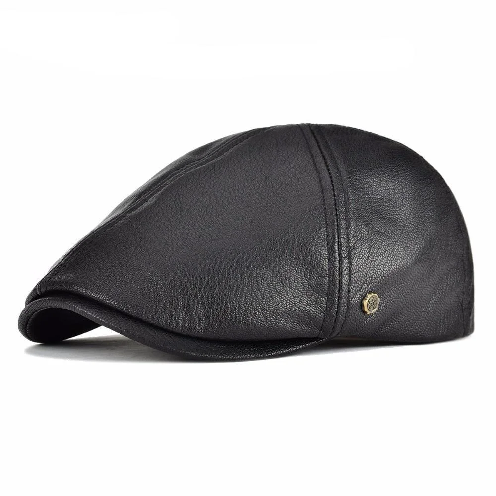 Optimized Gorra plana de piel de 6 paneles High-Grade