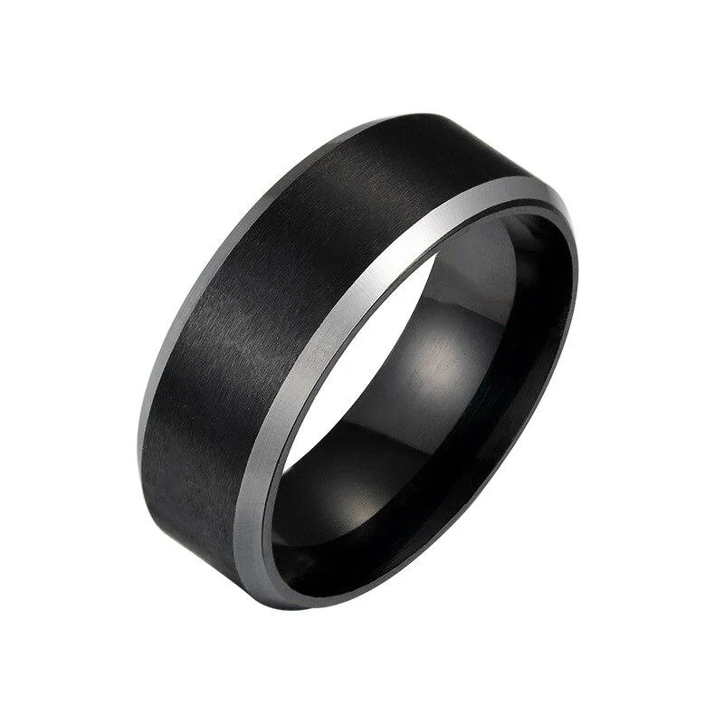 Top-Quality Apollo Anillo de titanio mate Authentic