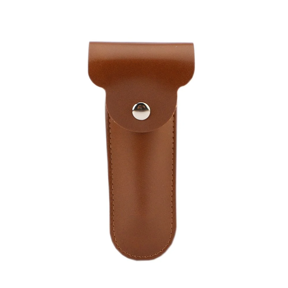 Reusable Funda de viaje de piel para maquinilla de afeitar Breathable
