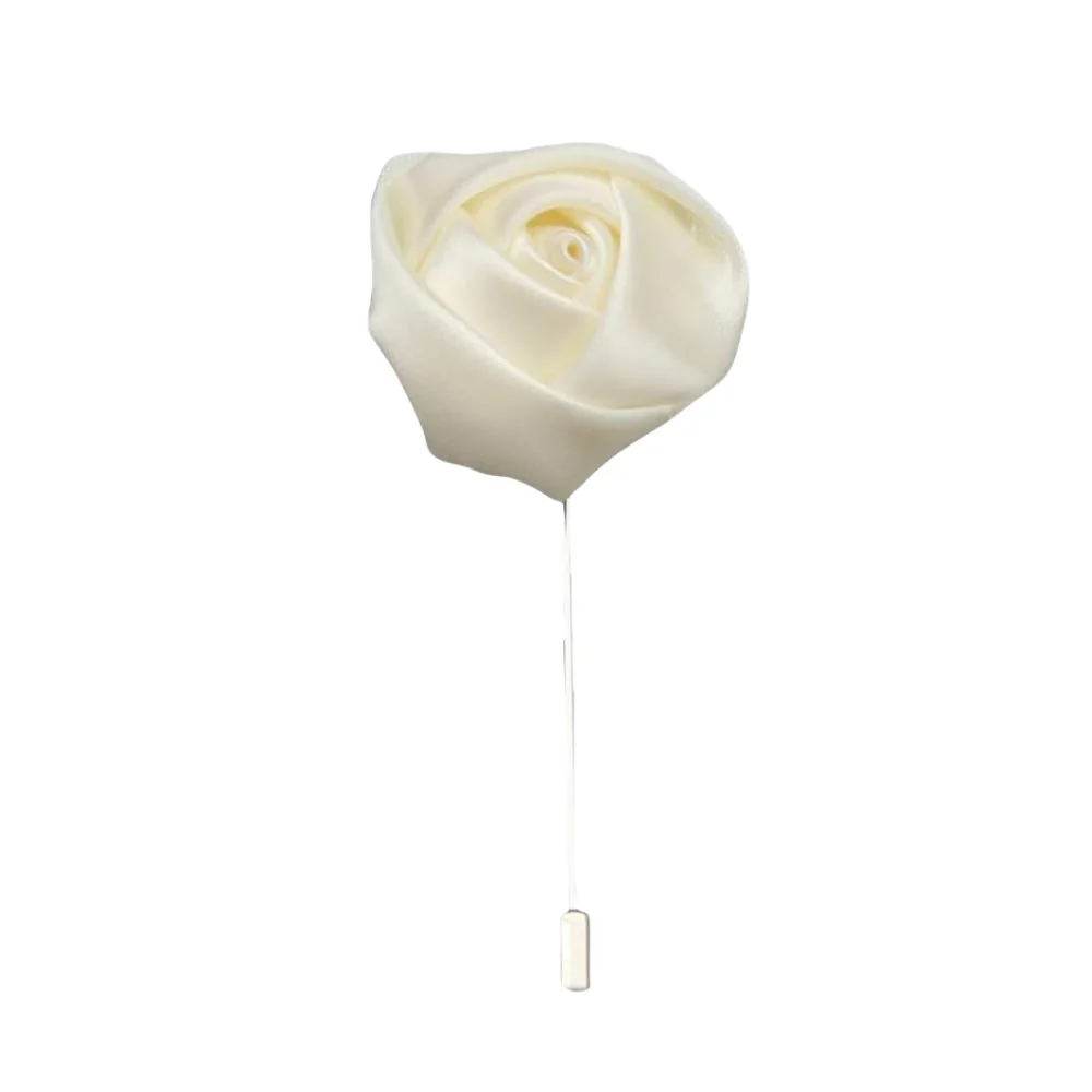 Innovative Alfiler de solapa Rosa de seda Comfortable