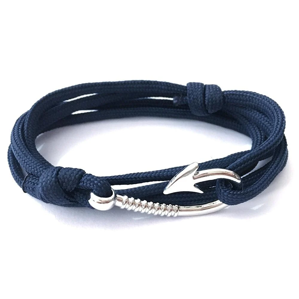 Safe Pulsera Náutica Gancho Pequeño Plata Stylish