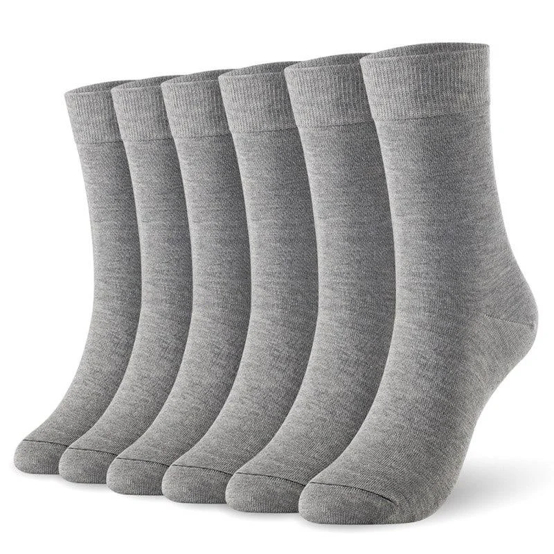 Excellent Calcetines altos de negocios de fibra de bambú Juego de 3 pares Recyclable