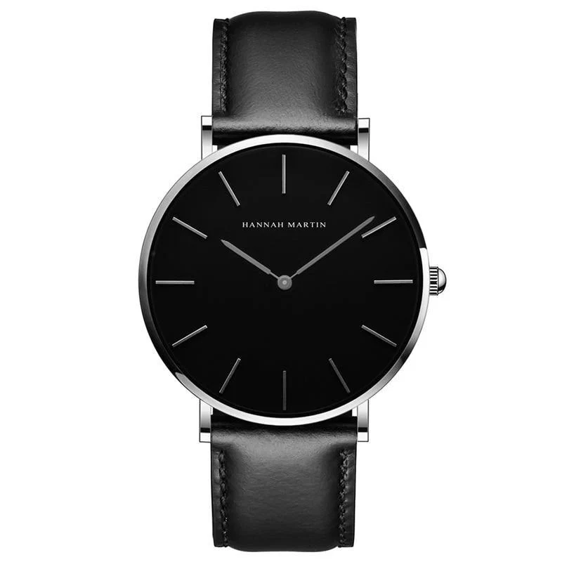 Reusable Albert Nero Classic Men Watch With Leather Strap Enhanced