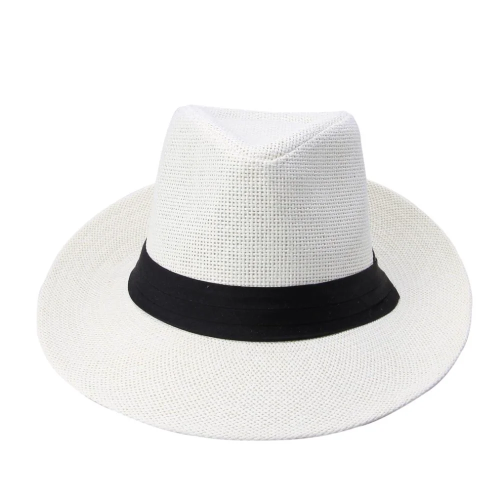 Authentic Cancun Panama Hat With Black Ribbon Band Pure