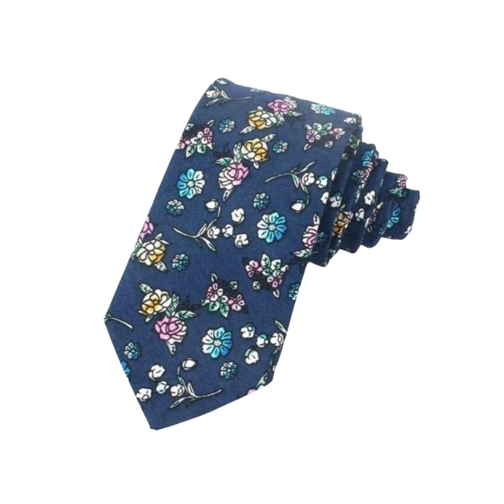 Unique Floral Cotton Boho Tie Consistent