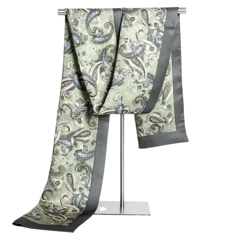 Healthy Large Teardrop Paisley Silk Scarf Fashionable