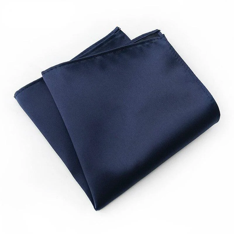 Smooth Solid Colour Silk Pocket Square Selected