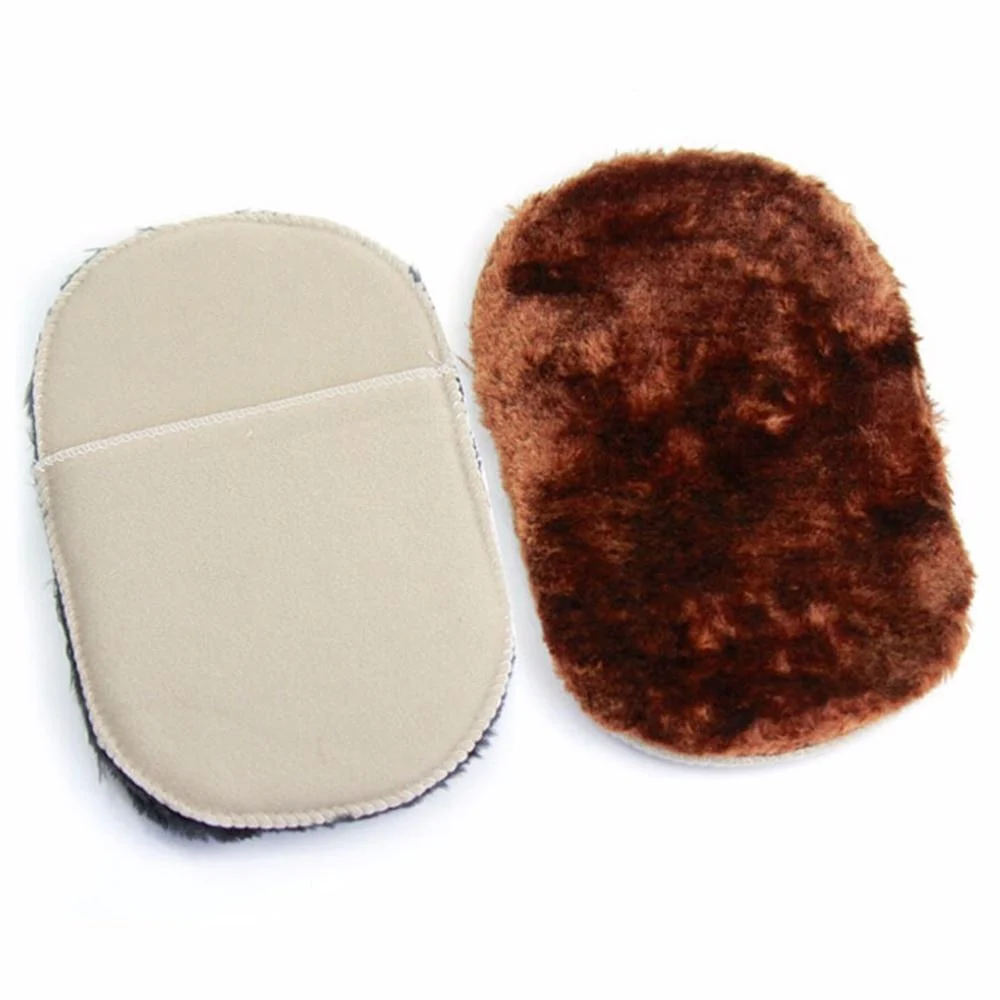 Green Soft Wool Shoe Polish Glove Certified