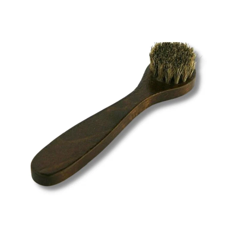 Original Alessio Wooden Handle Horse Hair Shoe Brush Responsible