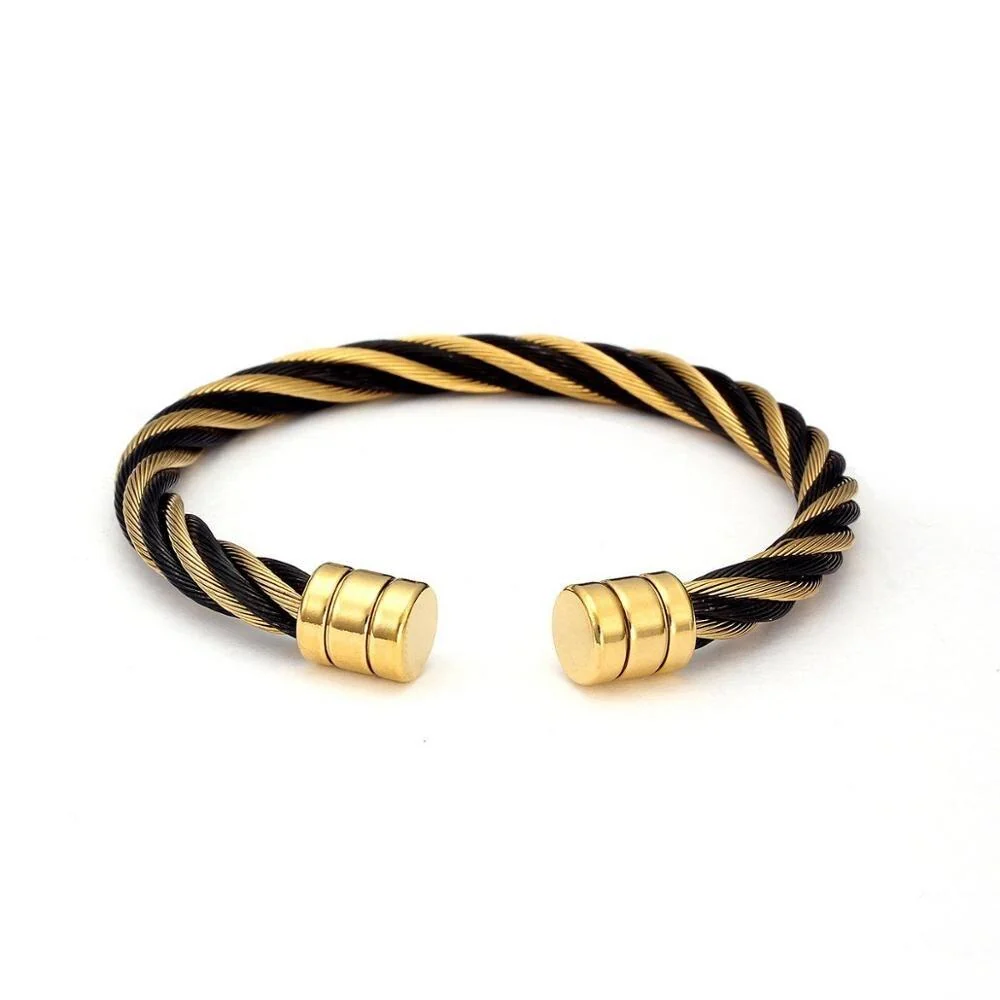 Carefully Designed Livigno Gold-Tone Cuff Bracelet Outstanding