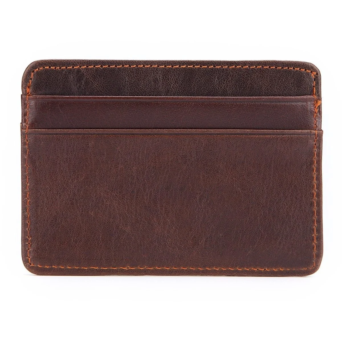 Functional Noah Ultra Slim Minimalist Cowhide Leather Card Holder First-Class