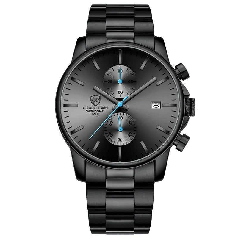 Powerful Nicolas Minimalist Chronograph Watch Comfortable