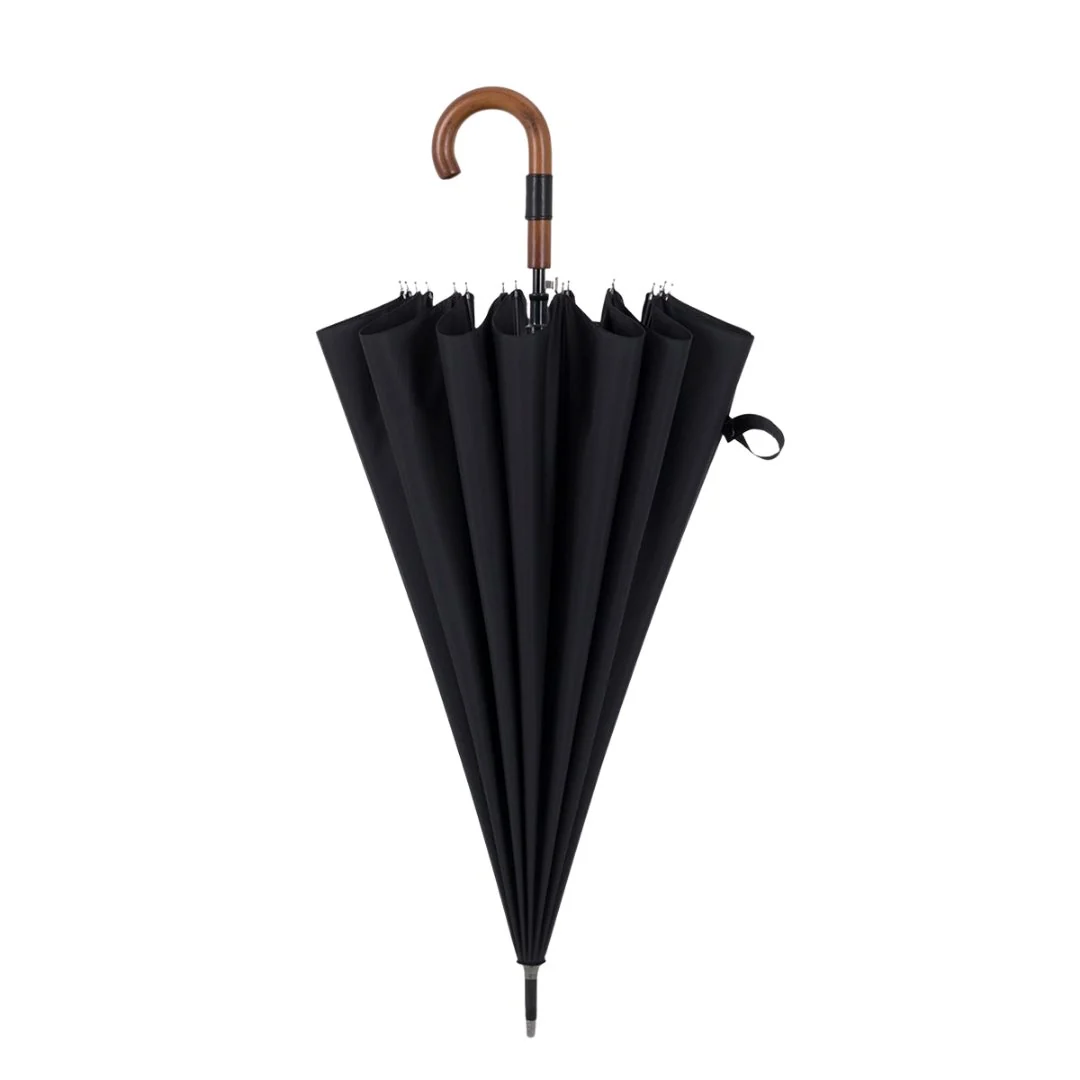 Original Large 120 cm Wooden Handle Premium Umbrella Sustainable